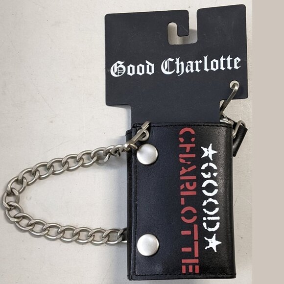 Good Charlotte Logo Trifold Chain Officially Licensed Bioworld Wallet - Picture 1 of 3